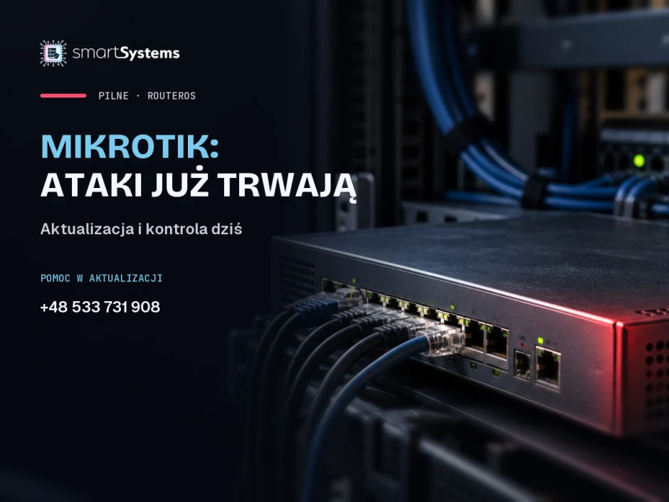 Pilny alert o aktywnych atakach na MikroTik RouterOS